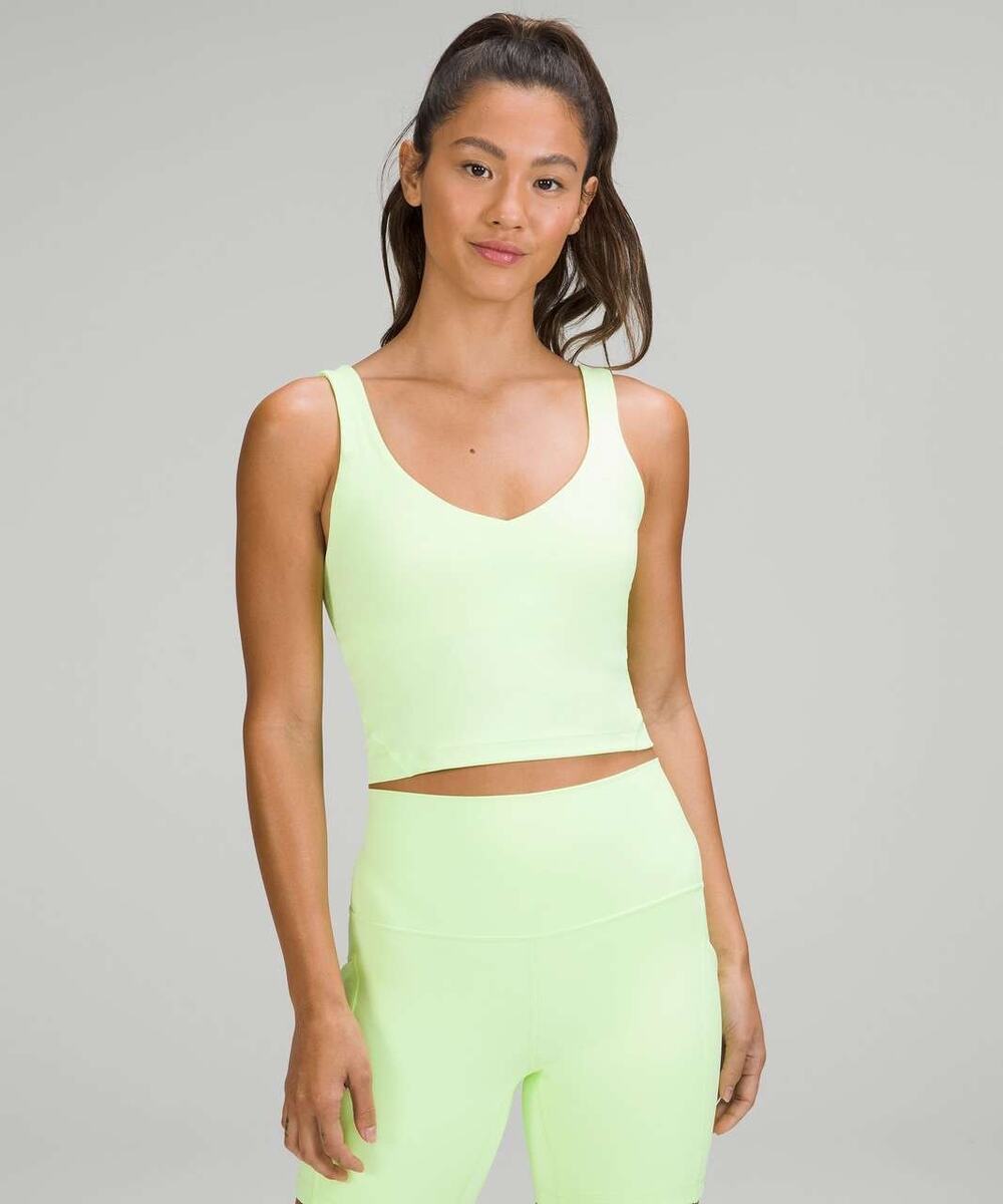 Lululemon Yellow/Lime Align Tank Top Size 8
